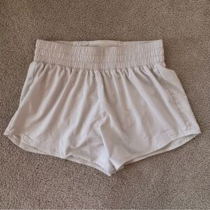 NIKE • NIKE Women’s Light Gray Athletic Shorts Dri-Fit Size- Medium